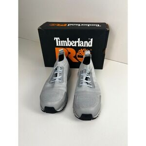 Timberland Pro Womens Grey Knit Composite Toe Safety Shoes Sneakers Box Sz 8M